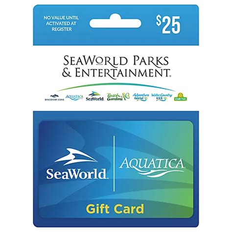 seaworld parks debit card